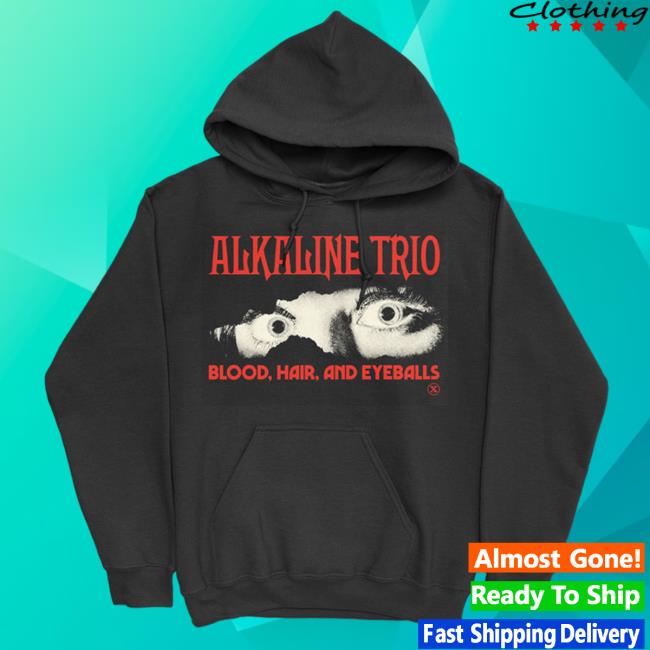 Official Alkaline Trio Merch Store Shop Alkaline Trio BHE Stare Popover Sweatshirt (Black)