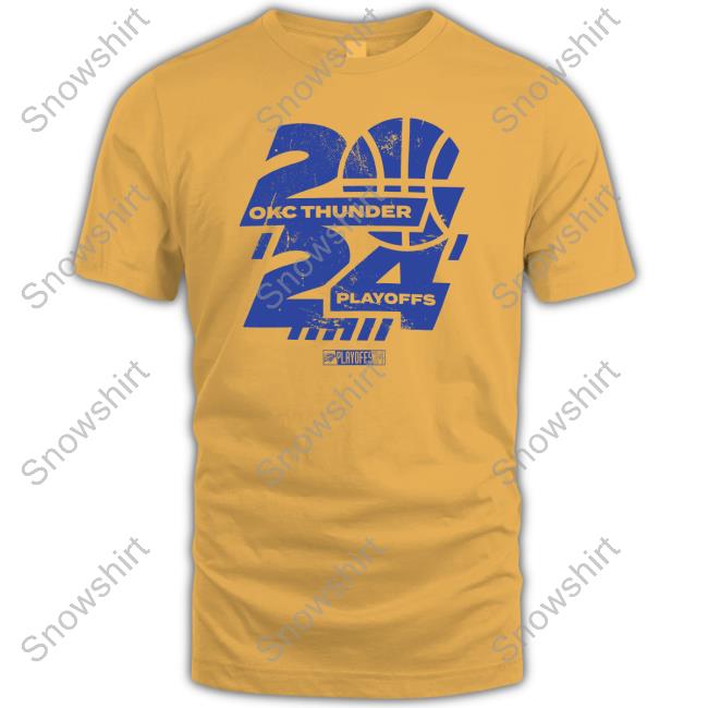 OKC Thunder Reveal Game 1 Playoff Limited Edition New Shirt