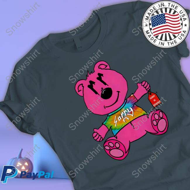 Joe Burrow Sorry In Advance Sweatshirt Sorry Pink Bear Sorryinadvance Merch