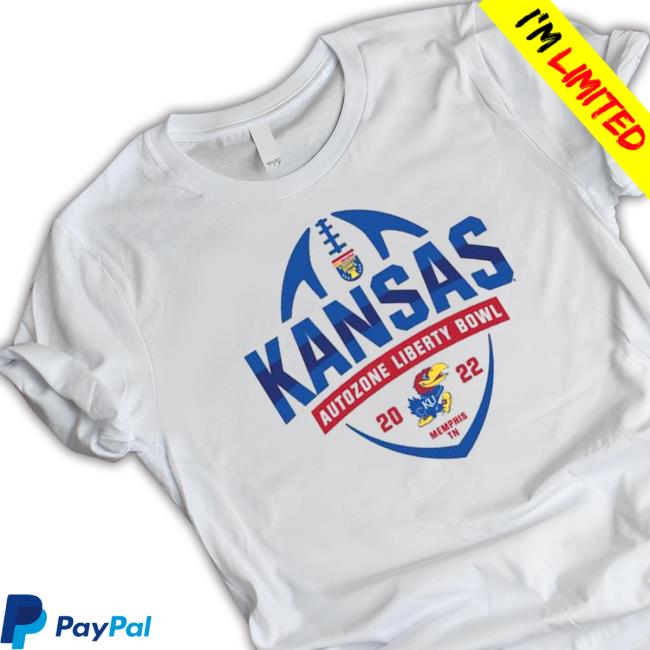 Official Kansas Jayhawks football 2022 Autozone Liberty BOWL TShirts