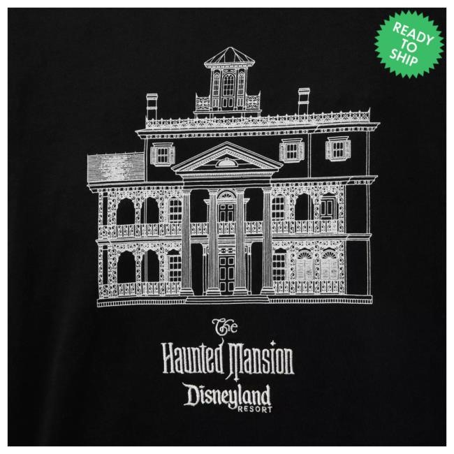 Official Disney Merch The Haunted Mansion Blueprint Shirt – Disneyland