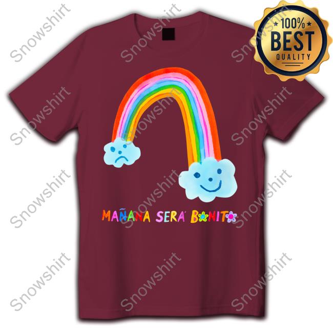 Manana Sera Bonito Merch Mañana Será Bonito Rainbow Hooded Sweatshirt Shopkarolg Manana Sera Bonito Merch Mañana Será Bonito Rainbow Hooded Sweatshirt