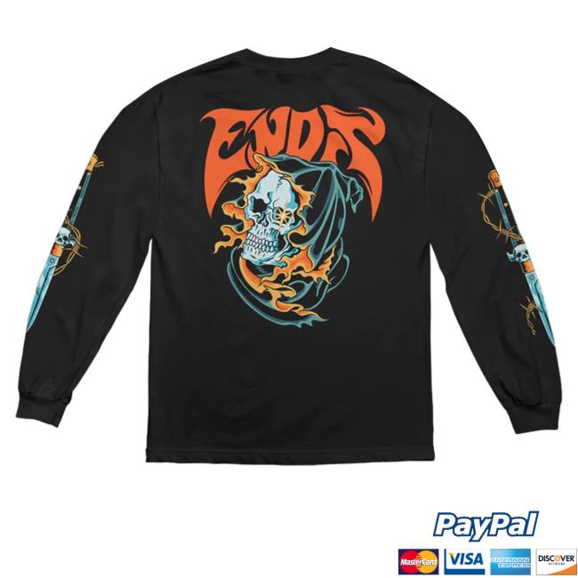 End It Merch End It Tattoo Badge Long Sleeve T Shirt Official End It Merch End It Tattoo Badge T Shirt