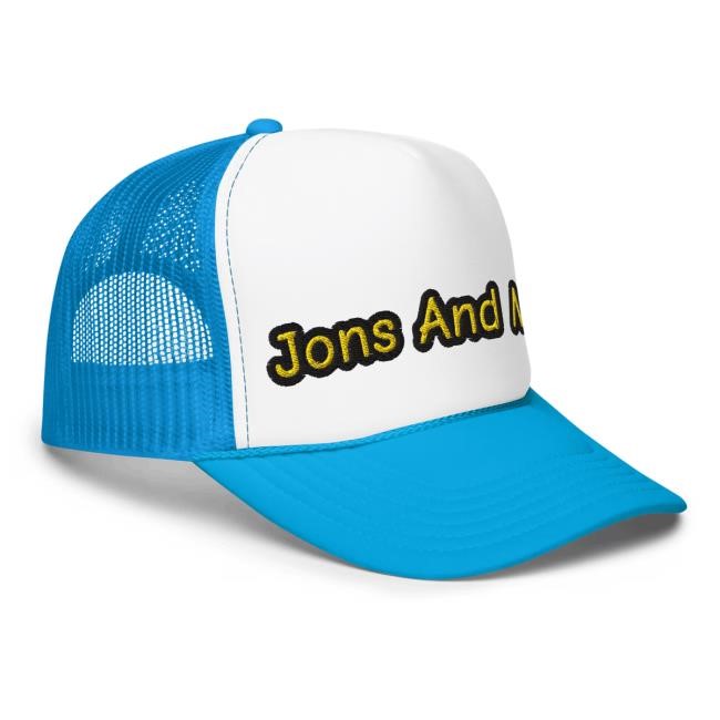 Official Jon Sandman Jons And Man Meme Cap Blue / White / Blue Official Jon Sandman Jons And Man Meme Hat Blue / White / Blue