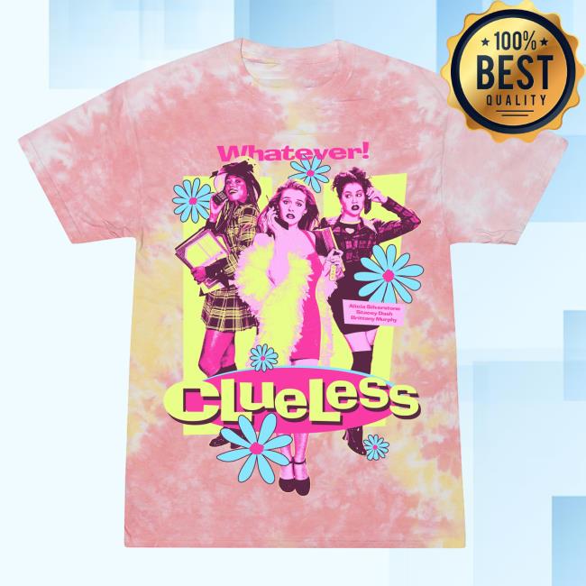 Official Studiohouse Designs Clueless Girls Tie Dye Shirts Funnel Cake (Pink/Yellow)