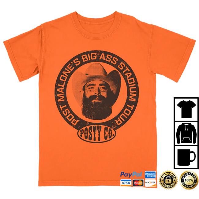 Official Post Malone Merch Circle Logo Shirt PostMalone
