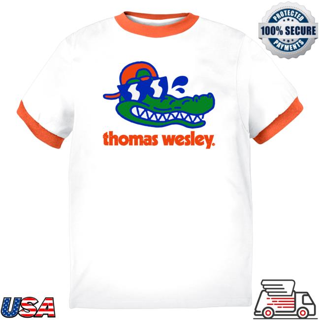 Official Diplo Merch Store Diplo Thomas Wesley X Vinyl Ranch Gator Ringer Shirt (Orange)
