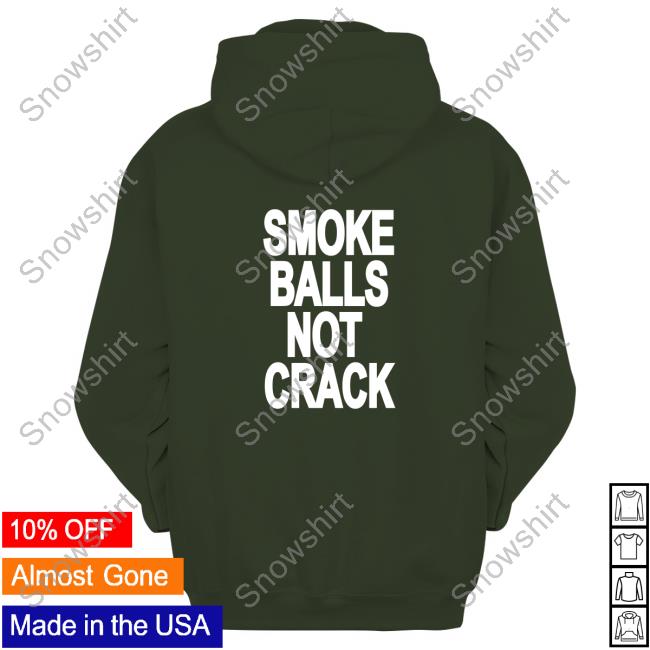 Smoke Balls Not Cracks Official Blue Long Sleeve Tee