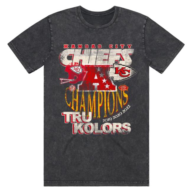 Official Tru Colors Clothing Apparel Tru Kolors X Chiefs Afc Archive Shirt New