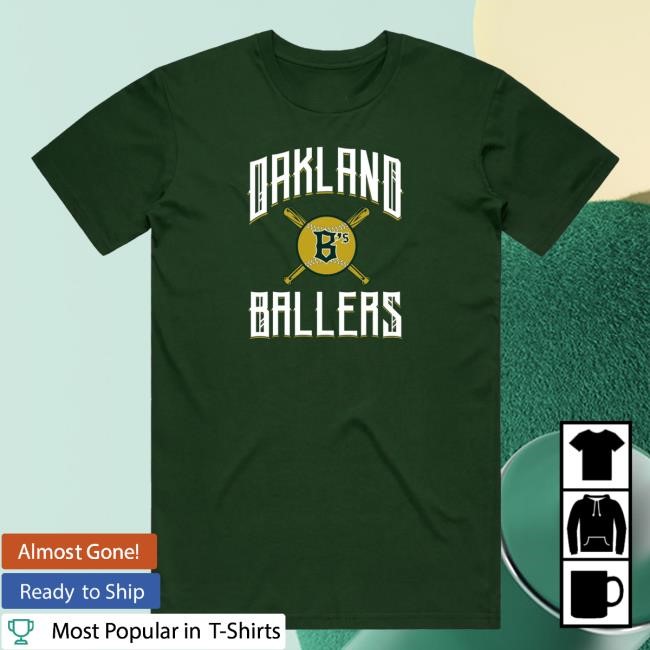Official Oakland Ballers Bat Logo T-Shirt