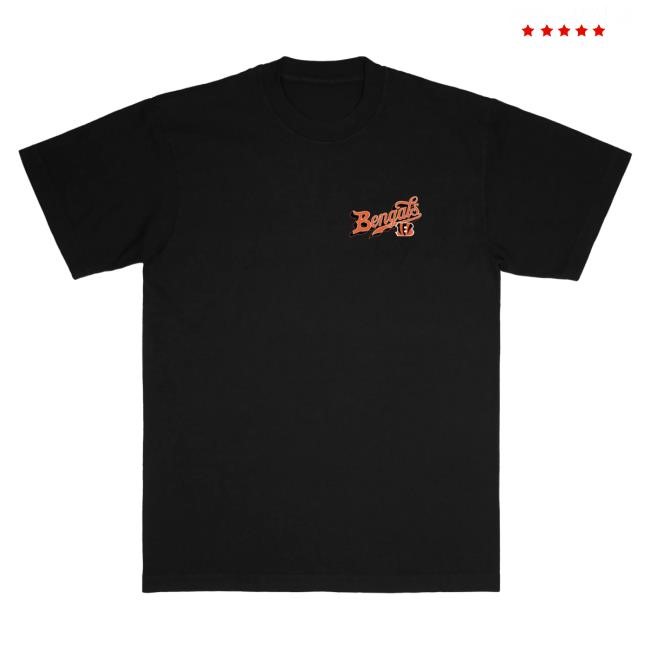 Official Born X Raised Apparel Born X Raised + Bengals Pro Script Hoody: Black NFL 2025 Kickoff