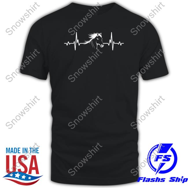 Horselove Heartbeat Horse T Shirt