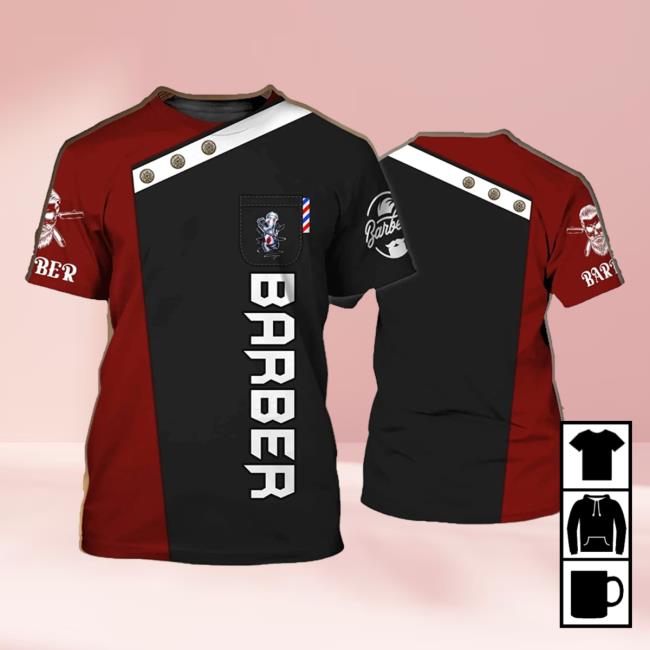 Personalized Barber 3D Tshirt - Gift for Barber 3D All Over Printed