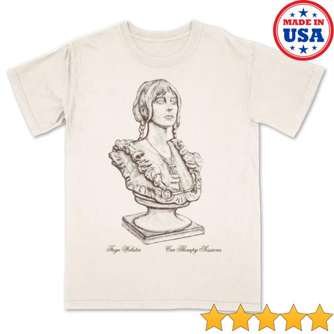 Official Faye Webster Merch Faye Webster Car Therapy Sessions Bust Popover Shirt FayeWebster