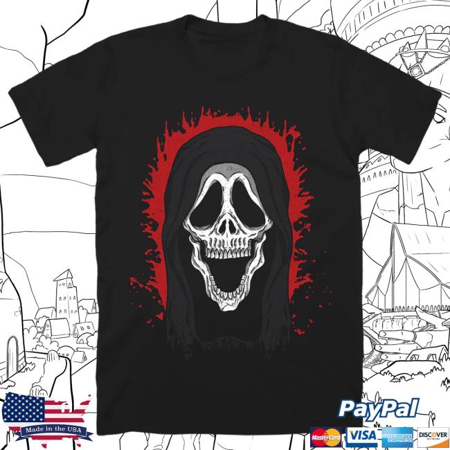 Official Cavity Colors Ghost Face: Skele-Face - Top Shirt