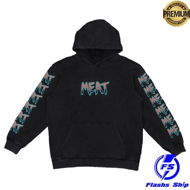Official Meatcanyon Merch Store Monster Truck Washed Hooded Sweatshirt Meat Canyon