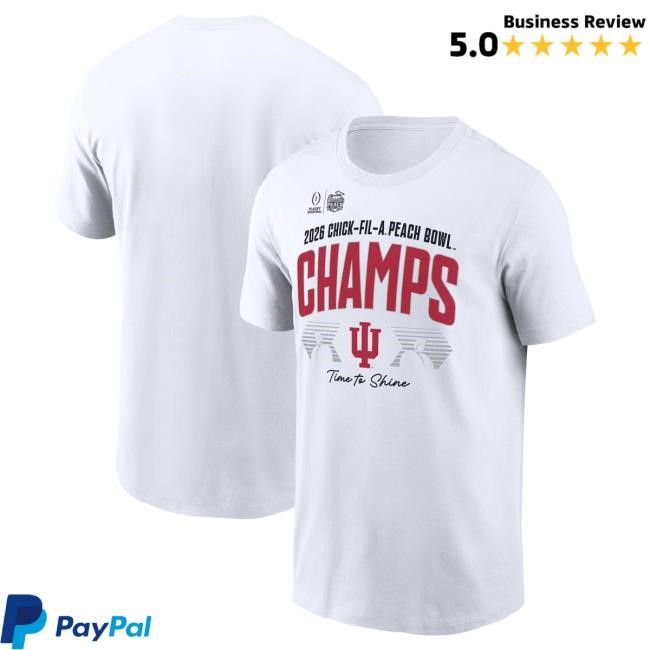 The Indiana Hoosiers NCAA Football Peach Bowl Victory Apparel