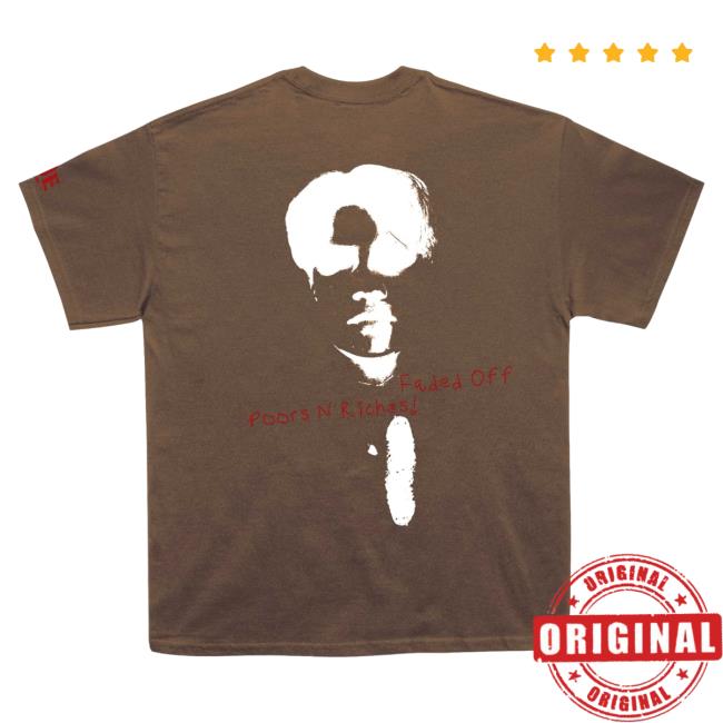 Official Clothing Top Dawg Entertainment Merch Store Reason- Poor And Riches New Shirt (Brown) Official Clothing Top Dawg Entertainment Merch Store Reason- Poor And Riches Shirt New (Brown)