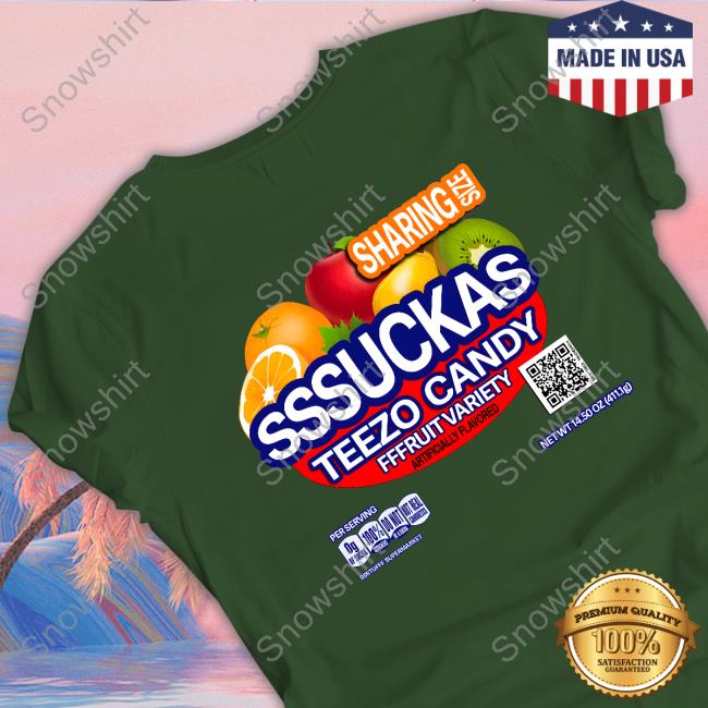 SSSUCKA Tee Licorice Lime Teezo Touchdown SSSUCKA Licorice Lime Shirt
