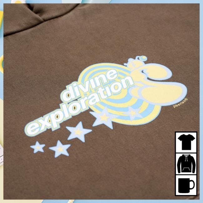 Jiberish Divine Pigment-Dyed Hoodies Cub