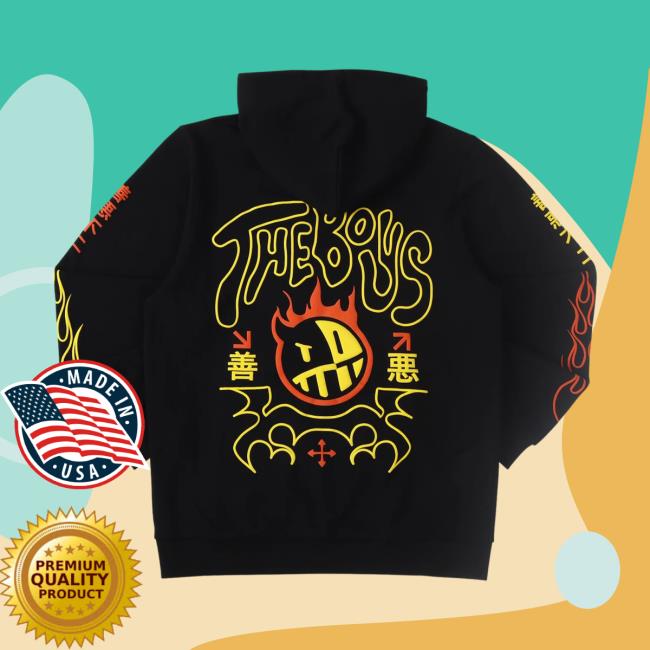 Official The Boys Merch Good Vs Evil The Boys Sweatshirts Official Good Vs Evil The Boys Crewneck Sweatshirt