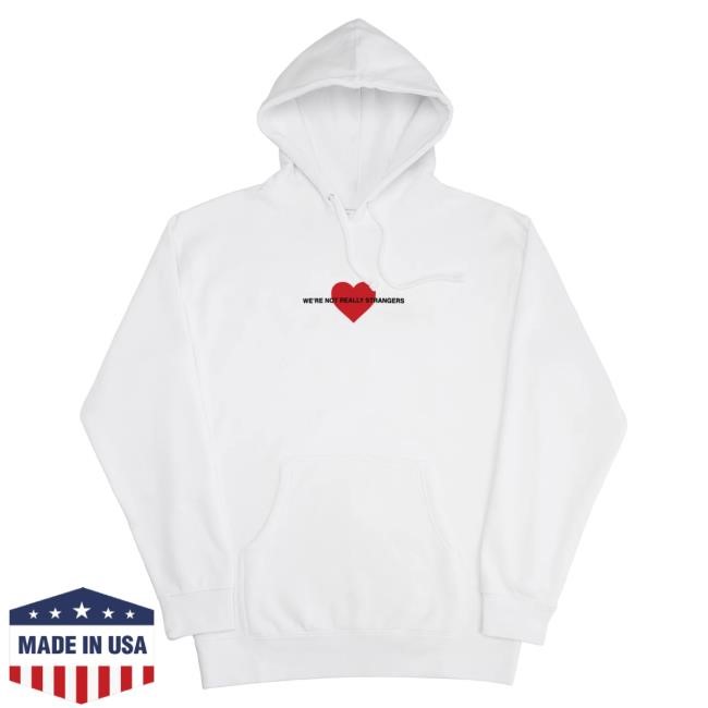 Official WNRS Merch Store We're Not Really Strangers I Love You Back Hoody