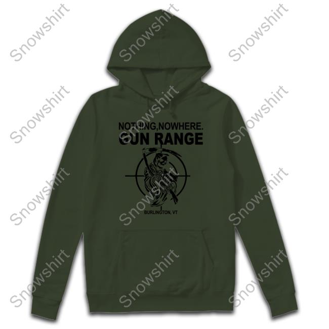 Nothing Nowhere Merch Gun Range Burlington Vt Staff Tee Shirt Gun Range Tee Shirt