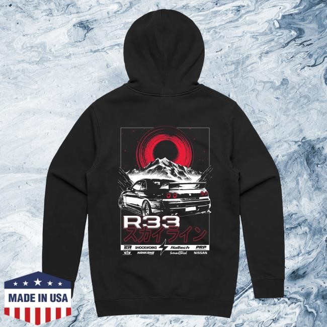 Official Benny Surge Merch Nissan Skyline R33 Shirts
