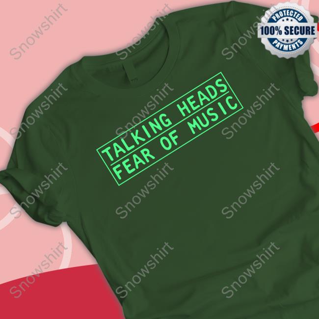 Official Talking Heads Fear Of Music T Shirt