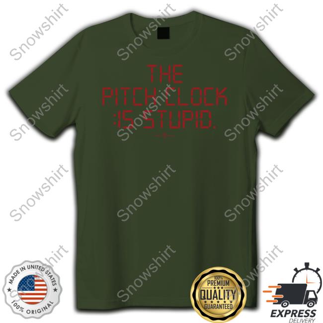 RotoWear Merch The Pitch Clock Is Stupid Hoodie