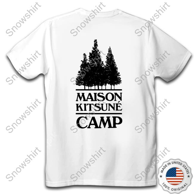 Maison Kitsune Camp Tee Shirts JuneBlueMoon Maison Kitsune Camp Hoodie JuneBlueMoon