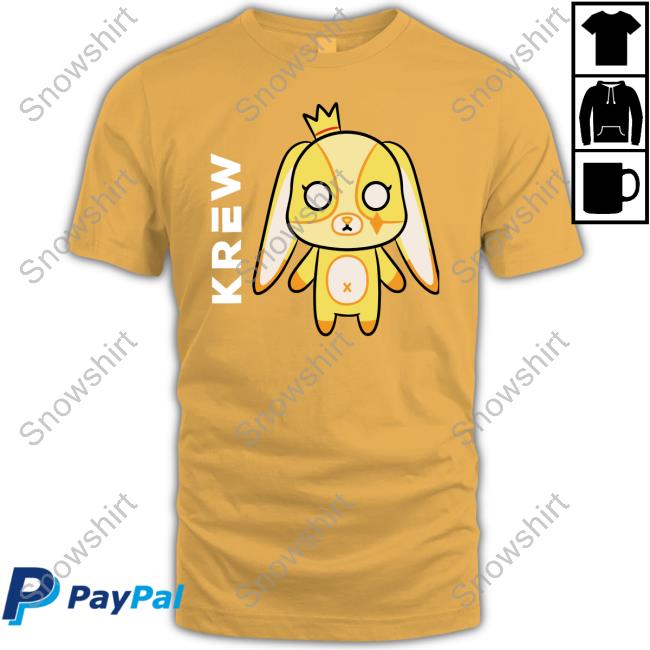 Krew District Merch Gold Teddy Tee