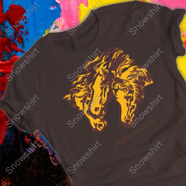 Official Gregory Alan Isakov Merch Three Horses T-Shirt Official Gregory Alan Isakov Three Horses T-Shirt