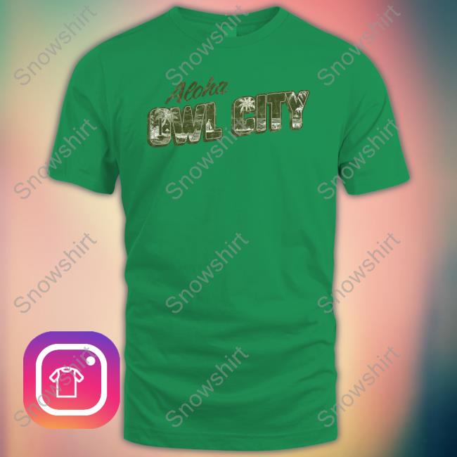 Owl City Merch Aloha Owl City T Shirt Coco Moon