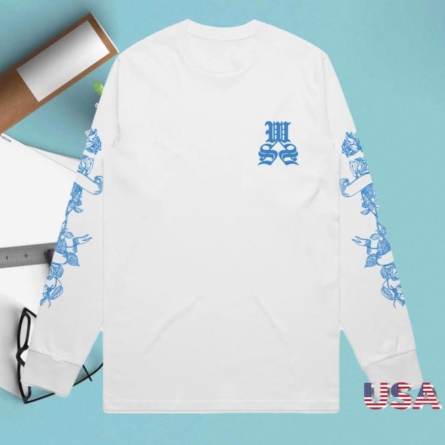 While She Sleeps To The Flowers White Long Sleeve Tee – Sleeps Brothers