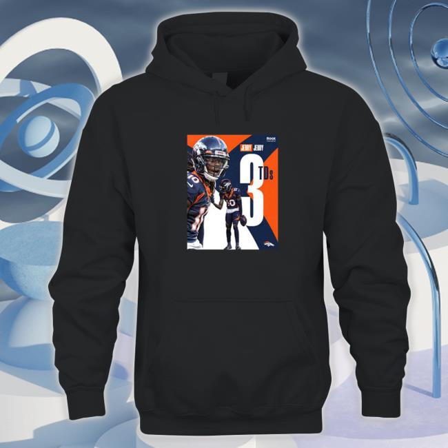 l Denver Broncos Jerry Jeudy 3TDs Shirt