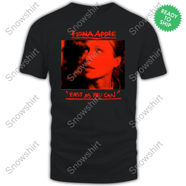 Fiona Apple Fast As You Can On Tour Hoodie