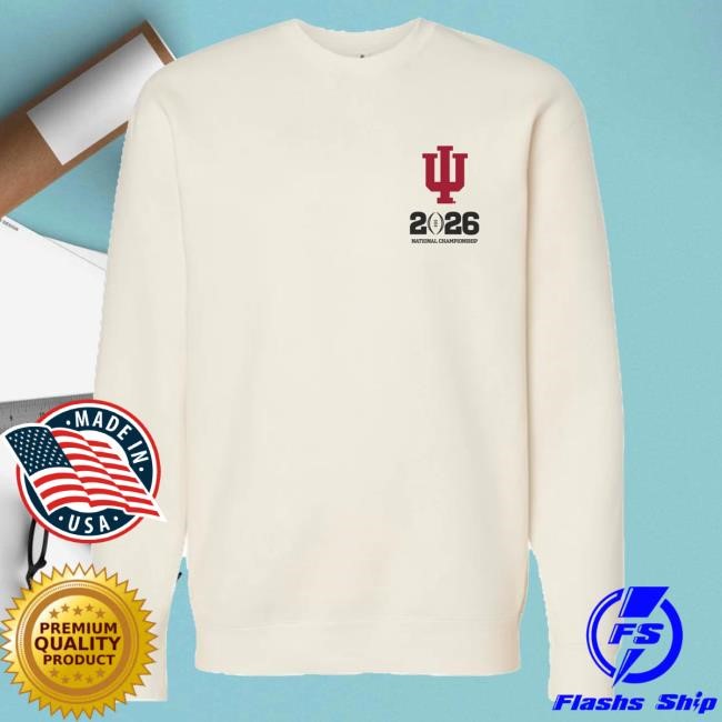 Indiana Hoosiers NCAA Football 2026 Beach Bound Champions Crewneck