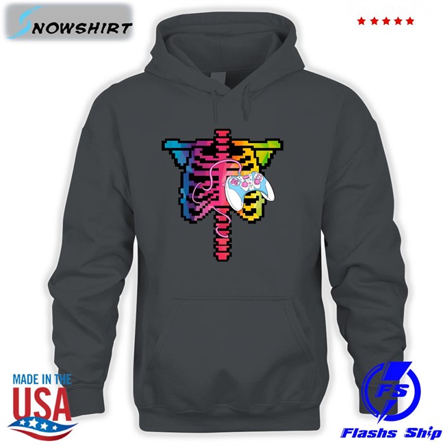 Dead By Daylight Merch Feng Min's Glowing Rib Cage Hoodie