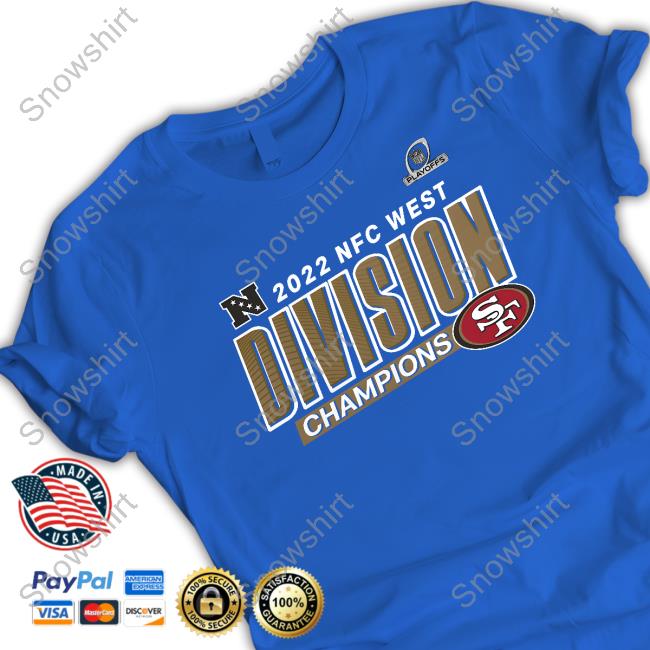Official San Francisco 49ers Fanatics 2022 NFC West Division Champions Shirt Fanatics Merch 2022 NFC West Division Champions Shirt San Francisco 49ers