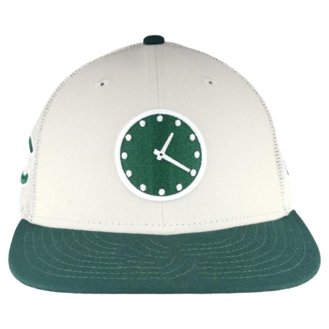 Chicago Cubs Stone/Green Scoreboard Clock New Era 9FIFTY Snapback Hat | Buy Official Clark Street Sports