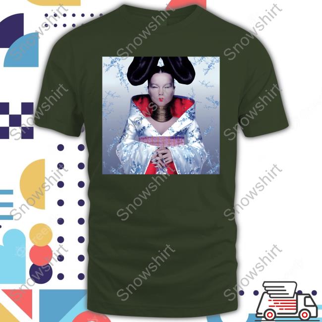 Official Bjork Spears Björk Homogenic Vinyl Record Tee