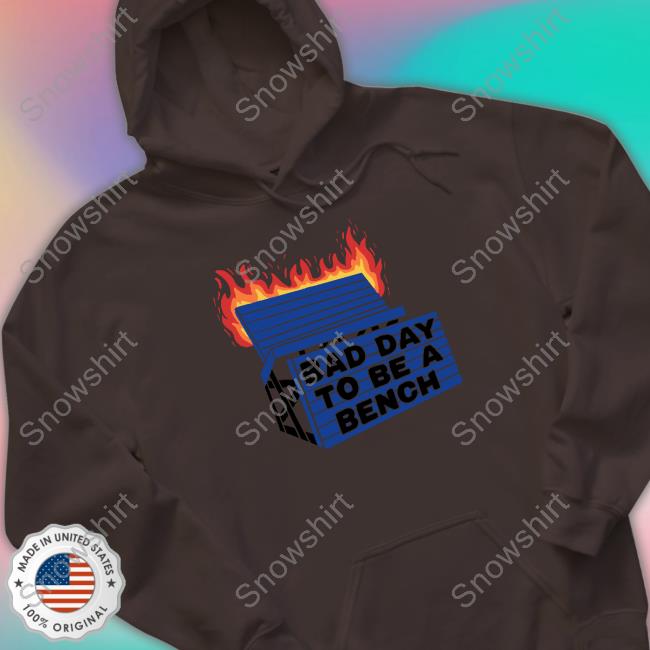 Barstool U Bad Day To Be A Bench Hooded Sweatshirt