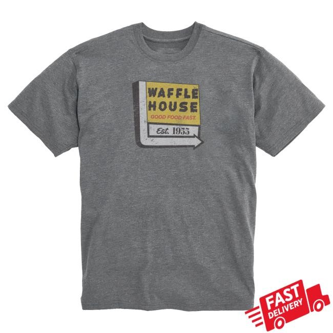 Iconic Sign Waffle House Tee Onward Reserve Granite