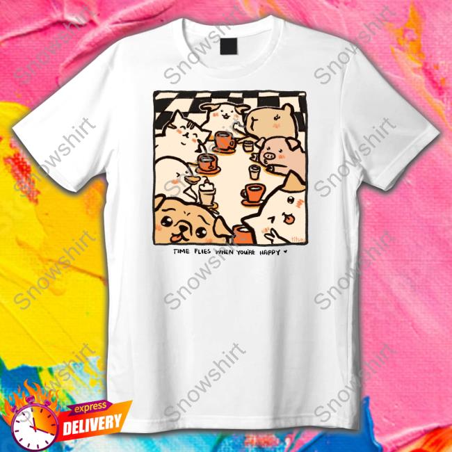 Time Flies When You're Happy Long Sleeve Tee Titsay
