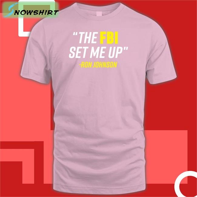 Mandela Barnes Store Ron Johnson The FBI Set Me Up Long Sleeve Tee