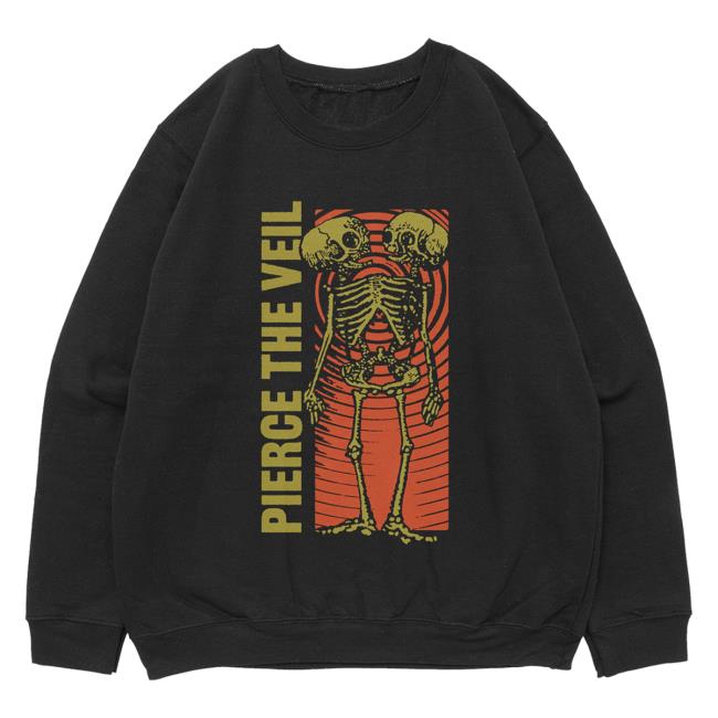 Pierce The Veil Merch Skeleton Lovers Crewneck
