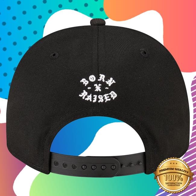 Official Born X Raised + Broncos Pro Script A-Frame Snapback Top Shirt: Black NFL 2025 Kickoff