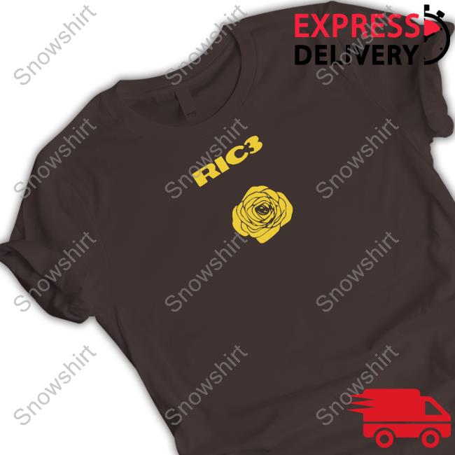 Daniel Ricciardo Ric3 Rose Long Sleeve T Shirt Daniel Ricciardo Ric3 Rose T Shirts