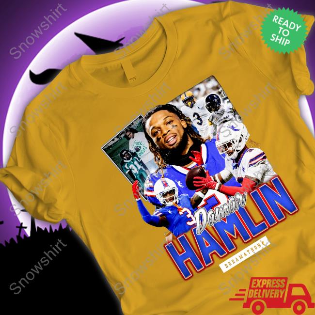 Official Damar Hamlin Black Tank Top Damar Hamlin Limited Edition Long Sleeve Tee